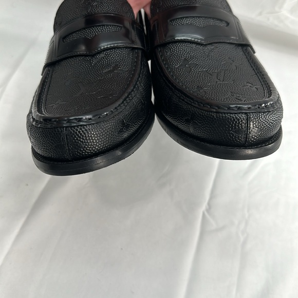 Rare Louis Vuitton LV X NBA Monogram Leather Men's 9.5M Shoes - Picture 4 of 14